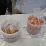 サクランボの食品検査。福島市直轄の食品検査室にて/2016年5月27日